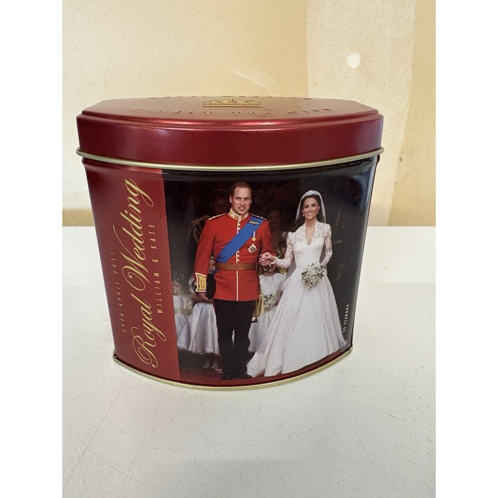 Royal Wedding: William And Kate Empty Commemorative Tea Tin